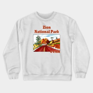 Zion National Park, Utah Crewneck Sweatshirt